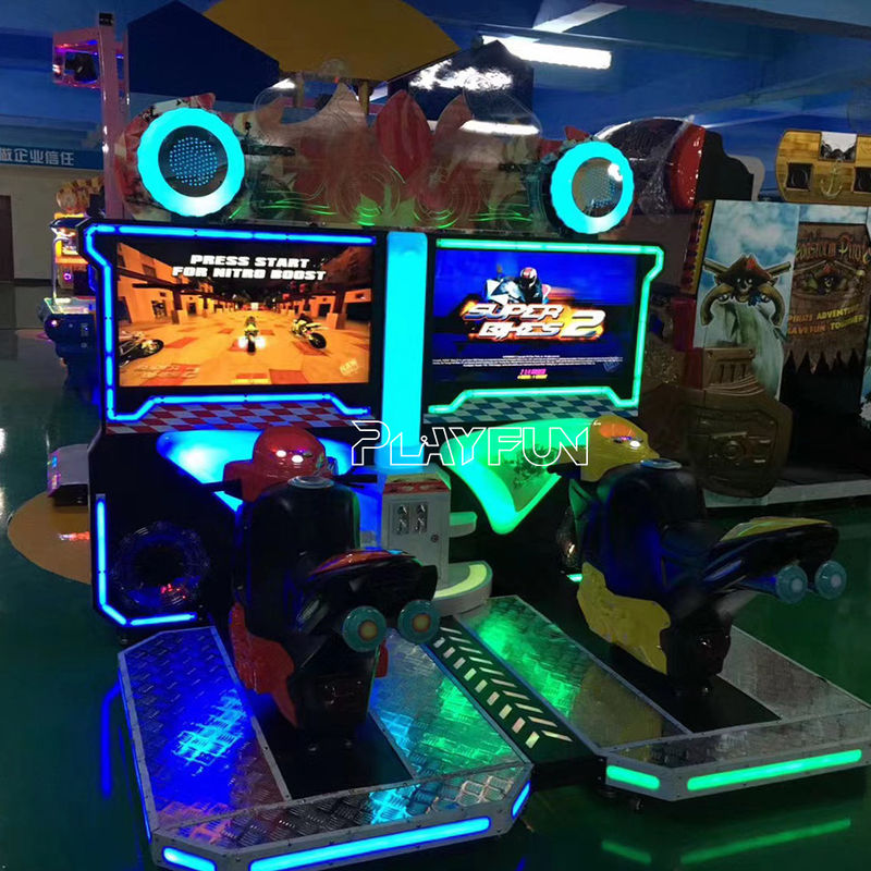 Playfun Good Quality Arcade Racing Moto Simulator Indoor Coin Operated Motorcycle Game Machine