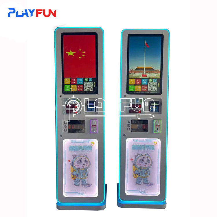 Amusement Park ATM  Token ICT  Bill Acceptor Coin Exchange  Sale  Machines for Game Center Coin Change Machine
