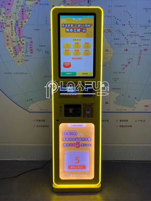 Amusement Park ATM  Token ICT  Bill Acceptor Coin Exchange  Sale  Machines for Game Center Coin Change Machine