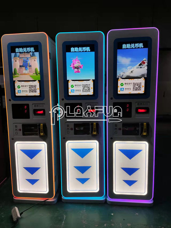 Amusement Park ATM  Token ICT  Bill Acceptor Coin Exchange  Sale  Machines for Game Center Coin Change Machine