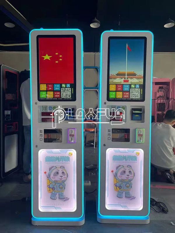 Amusement Park ATM  Token ICT  Bill Acceptor Coin Exchange  Sale  Machines for Game Center Coin Change Machine