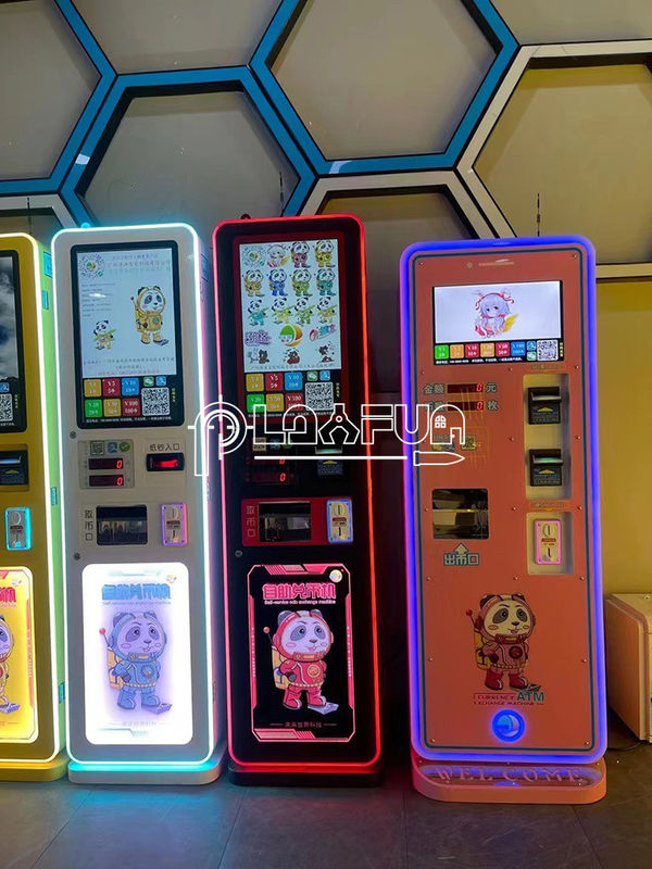 Amusement Park ATM  Token ICT  Bill Acceptor Coin Exchange  Sale  Machines for Game Center Coin Change Machine
