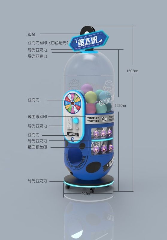 Factory Sell Arcade Amusement Coin Operated Gift Capsule Ball Toys Gift Vending Machine