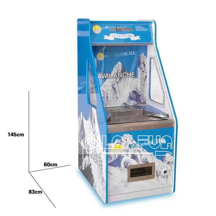 Playfun Usa Popular Avalanche 1 Single Player Small Space Arcade Coin Pusher Game Room Equipment Machine