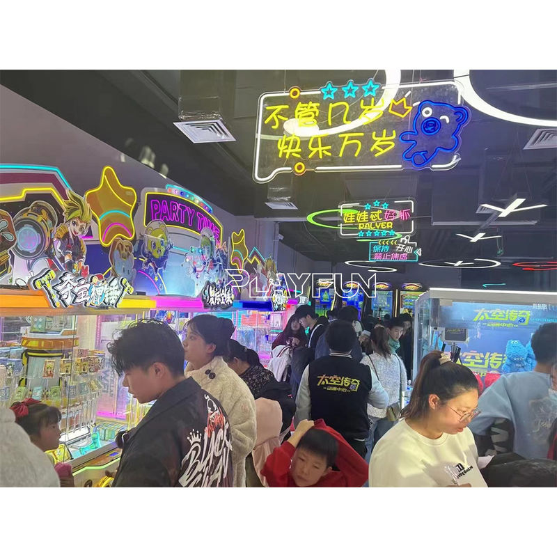 PlayFun High Quality New Gameplay Products Coin Operated Prize Skill Gift Push Ball Game Machine