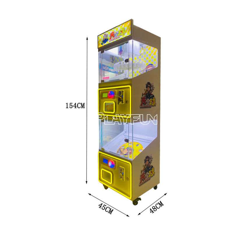 Hot Sale Probability Controllable Amusement 2 in 1 Lucky Nine Mini 24 Clip Prize Clamp and Capsule Ball Gift Game Machine