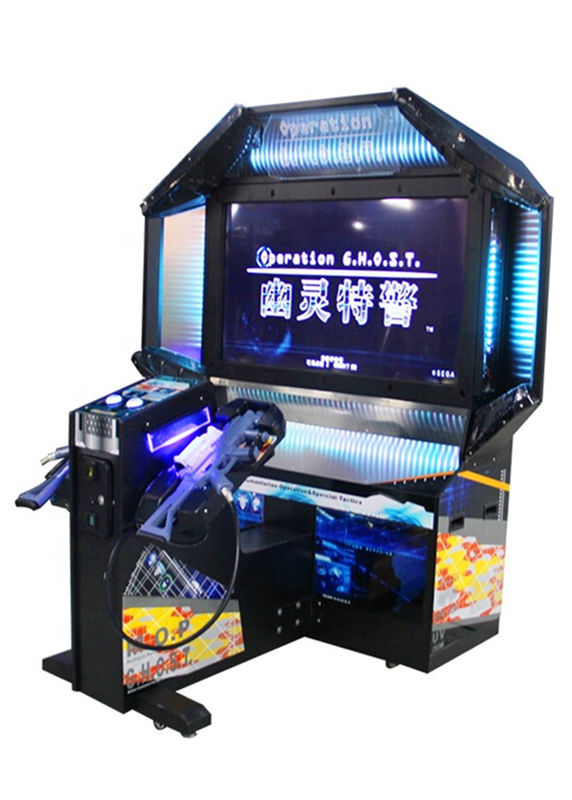 PlayFun Indoor Coin Operated Game Operation Ghost Gun Shooting Simulator Games Machine
