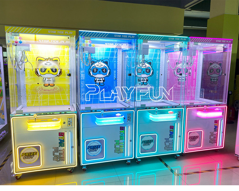 Coin Operated  Game Machine  Claw Crane Games STAR TIDE PLAY UFO Catchers  Prize Vending Doll Machines