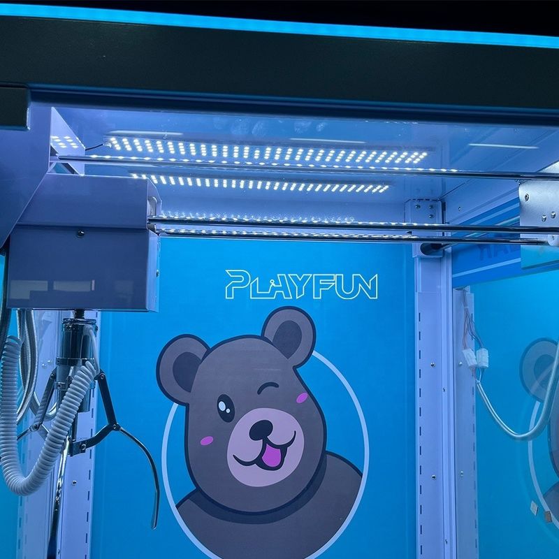 Playfun New Design  Metals Bear Claw Doll Machine Automatic Doll Claw Crane Machine for Indoor Amusement Park
