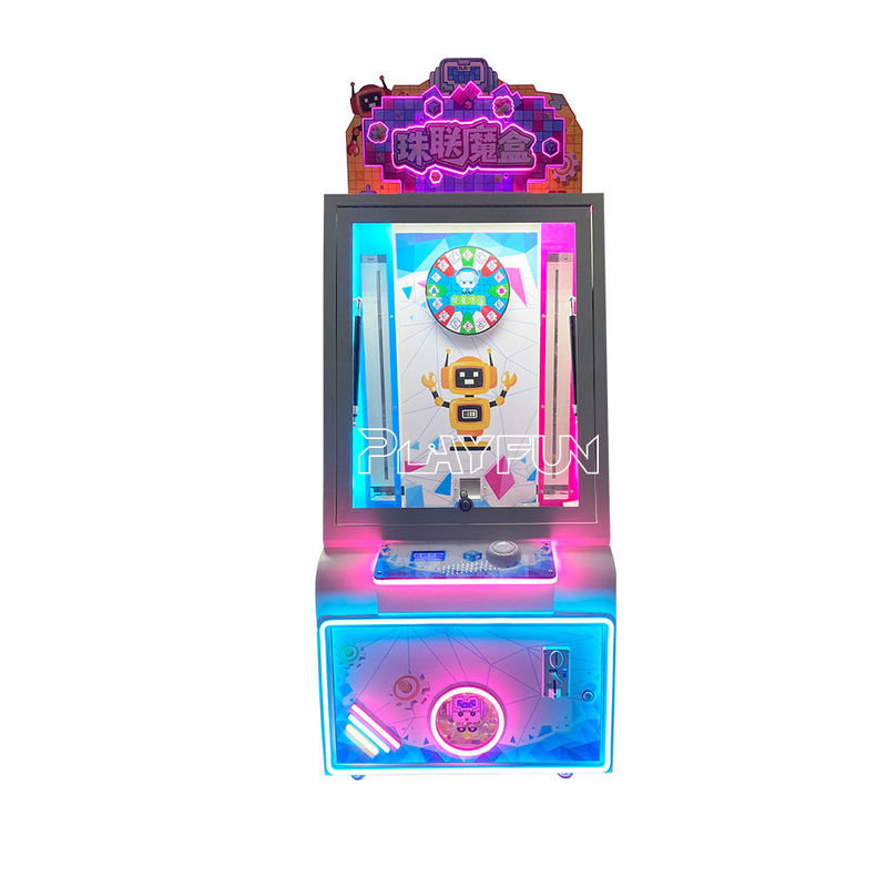 Playfun Factory Price Carnival Arcade Coin Operated 1 People Cute Crystal Blind Box Pusher Gift Machine for Amusement Park