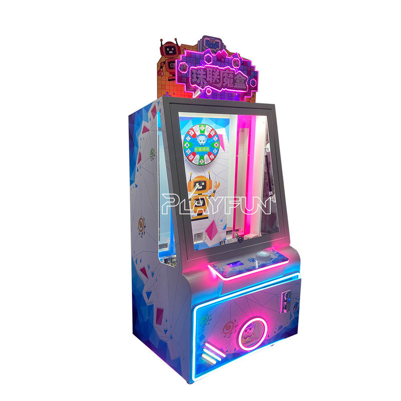 Playfun Factory Price Carnival Arcade Coin Operated 1 People Cute Crystal Blind Box Pusher Gift Machine for Amusement Park