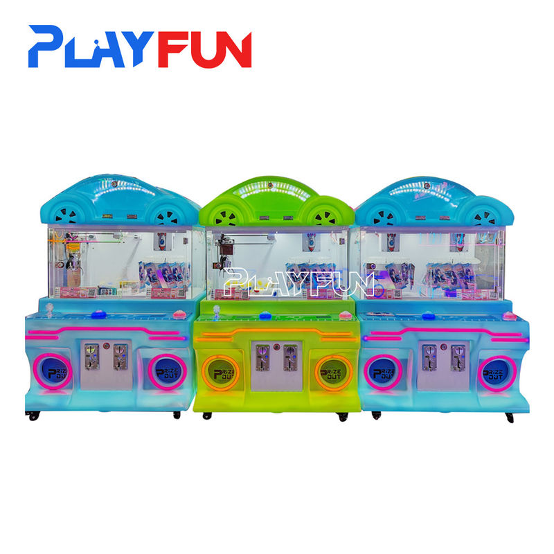 PlayFun Cheap Amusement Park Coin Operated Game Small Toy  Mini Claw Clip Clamp Prize Gift Vending Arcade Machine