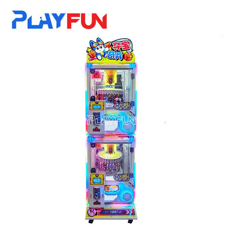 PlayFun Good Quality Amusement Park Coin Operated Gift Game Machine 30 Clips 2 Players Mini Clamp Clips Prize Vending Machine