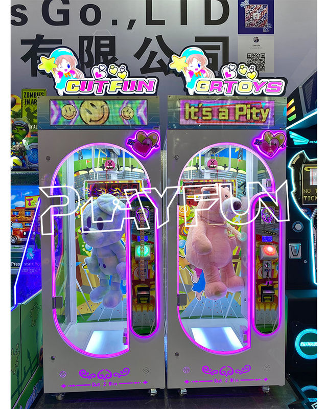 2025 Newest Arcade Coin Game Machine Prize Games Cut Fun  Challenge for 10 Seconds Cut Gift Scissor Machines Hot Products
