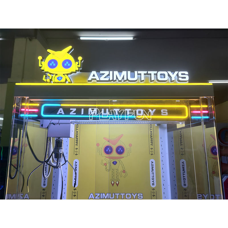 PlayFun High Quality Coin Operated Games Xxl 30 Cm Big Claw Machine Doll Catching Game Gift for Kids