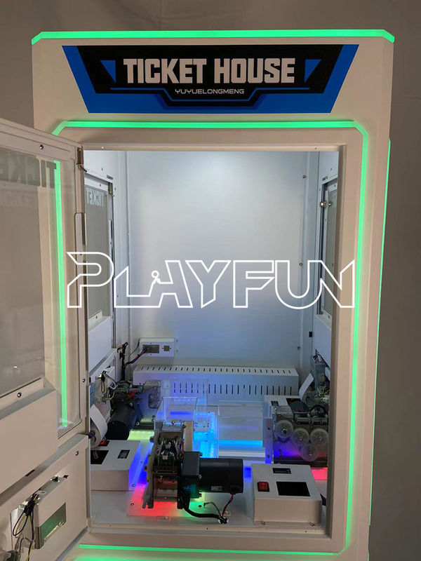 Playfun  Interactive Automatic 3 Sides Ticket  Eater Cutter  House Station  Arcade Game  Counter Machine Eater Machine