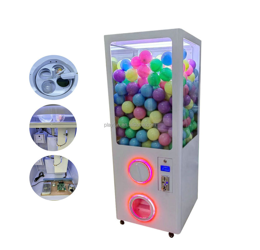 Playfun Easy Play 100mm Big Large Gumball Toy Eggs Gashapon Gift Prize Capsule Game Machine for Shopping Mall Center
