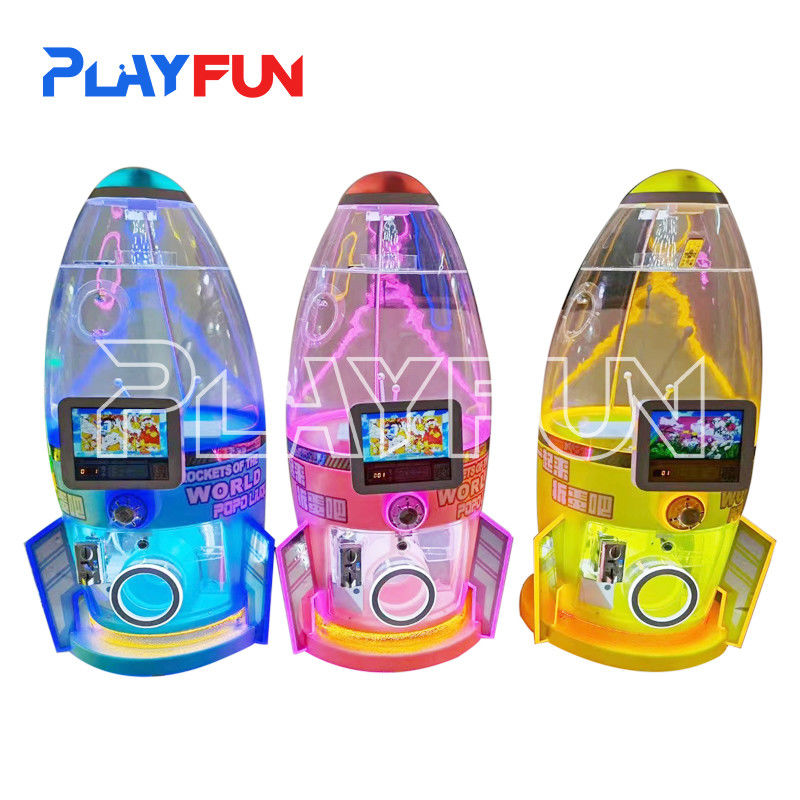 Playfun Fast -income  Supermarket  Mall Shop Prize  Gift Game 100 MM Size Large Kids Toy Capsule  Ball  Machine