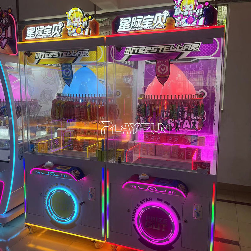 Playfun Coin Operated Indoor Arcade Clip Gift Prize Game Machine Top Quality Card Clip Game Toys Machines