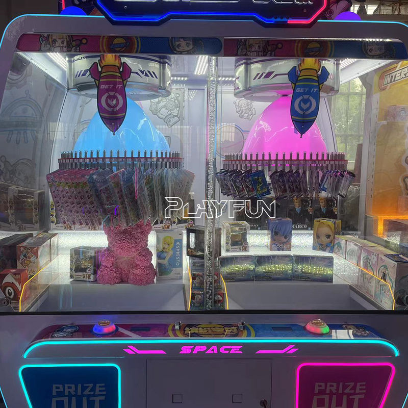 Playfun Coin Operated Indoor Arcade Clip Gift Prize Game Machine Top Quality Card Clip Game Toys Machines