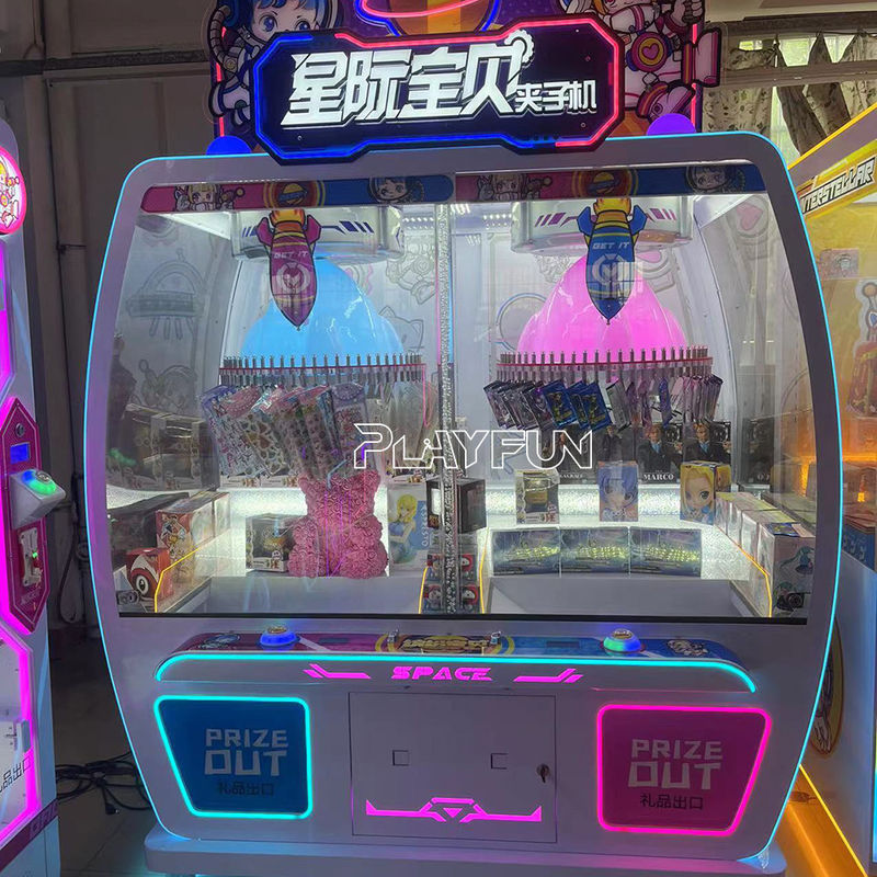 Playfun Coin Operated Indoor Arcade Clip Gift Prize Game Machine Top Quality Card Clip Game Toys Machines