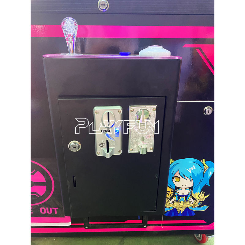 PlayFun Commercial Coin Arcade Games Big Size 960mm Xxl Claw Prize Doll Vending Machine Pink Dream Crane Claw Game Doll Machine