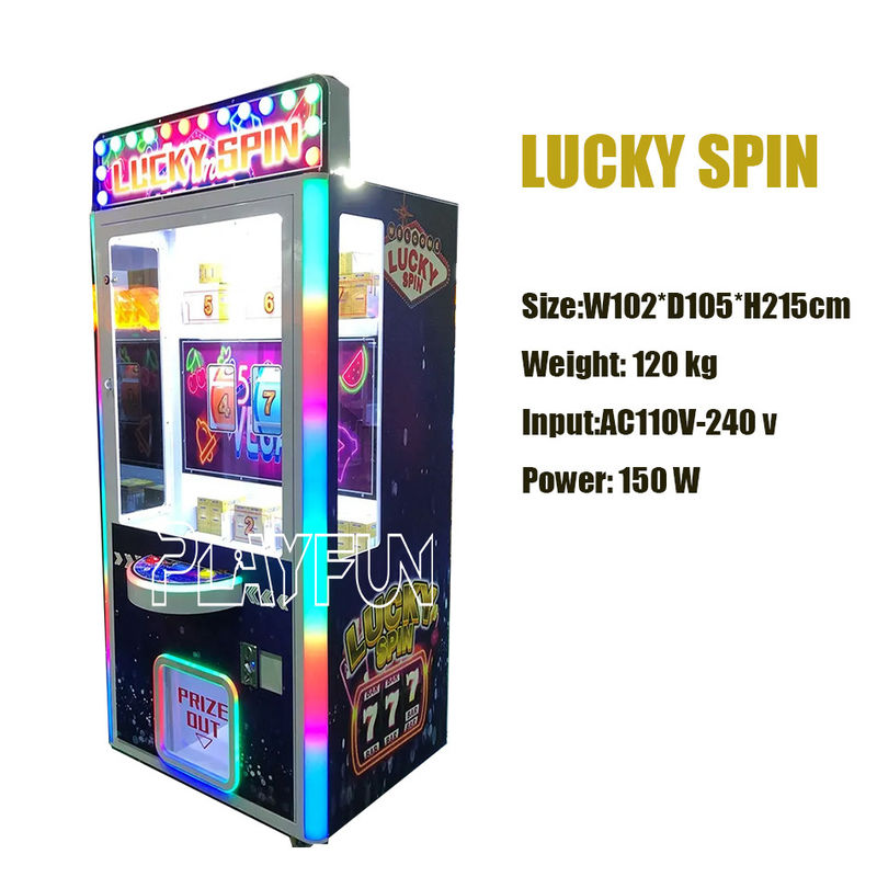 Playfun Indoor Coin Operated Arcade Game Machine Lucky Spin Amusement Prize Rolling Gift Machine Crane Vending Game Machine