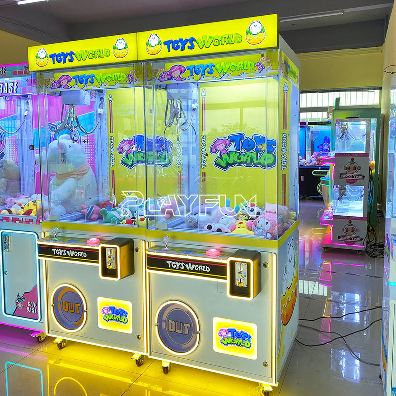 Playfun Games New Design Prize Gifts Plush Doll Machine Arcade Game Toy Crane Claw Toys World Game Vending Machine for Sale
