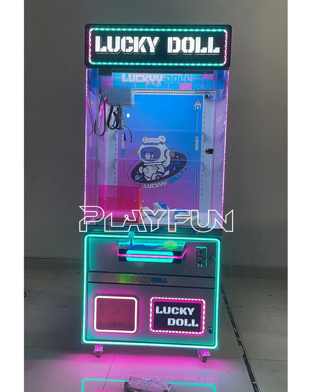 Playfun Shopping Mall Coin Operated Prize Games Dolls Catcher Crane Claw Game Machine Lucky Doll Claw Machines