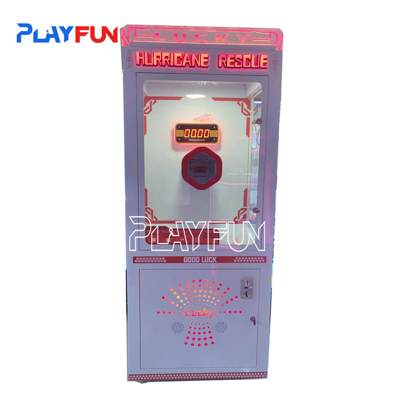 Coin  Operated Game Machine Catch Money Catching Bill Money Lucky Prize Hurricane Rescue Arcade Games Machine