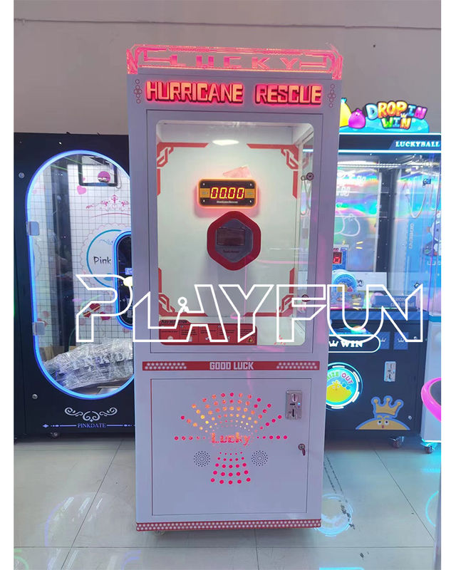 Coin  Operated Game Machine Catch Money Catching Bill Money Lucky Prize Hurricane Rescue Arcade Games Machine