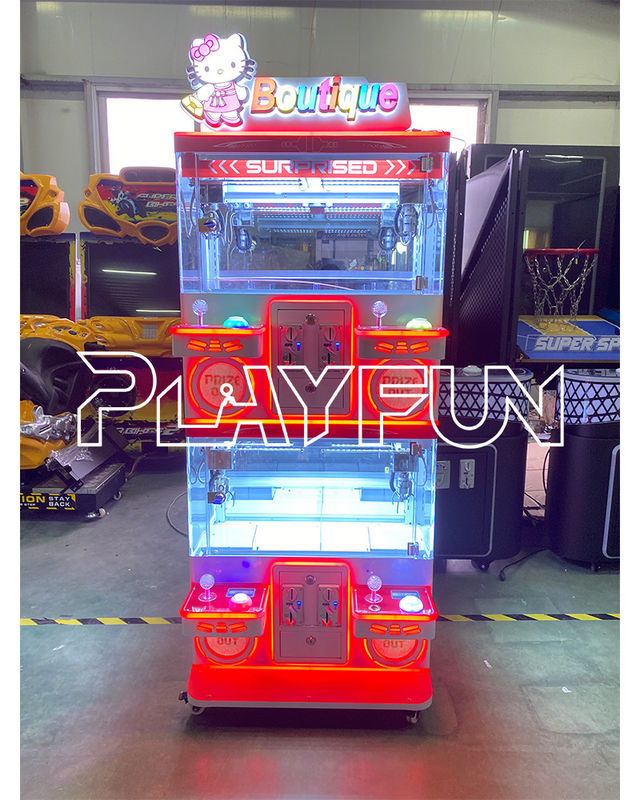 Customized logo Mini Claw Crane Games Boutique Prize Game Mini Baby Good Show 4 Players Mini Baby Claw Machine for Sale