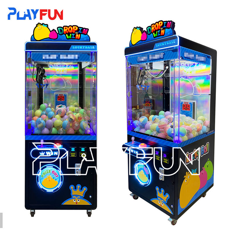 Playfun Brazil Popular  Lucky Ball  Prize Games Win the Ball Machine Drop in Win Capsule Toy Gift Arcade Games Machine