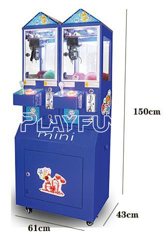 Playfun 2 Players Mini Claw Machine Couple Crane Claw Dolls  Machines Gift Vending Machine Toys for Claw