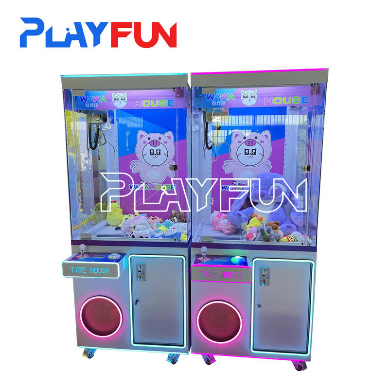Playfun Customized Doll Claw Machine Coin Operated Game Machine 710 Cheap Plush Toy Claw Crane Machine