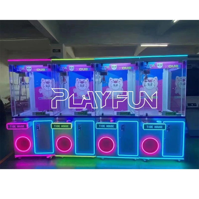 Playfun Customized Doll Claw Machine Coin Operated Game Machine 710 Cheap Plush Toy Claw Crane Machine