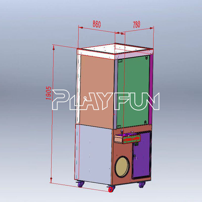 Playfun Customized Doll Claw Machine Coin Operated Game Machine 710 Cheap Plush Toy Claw Crane Machine