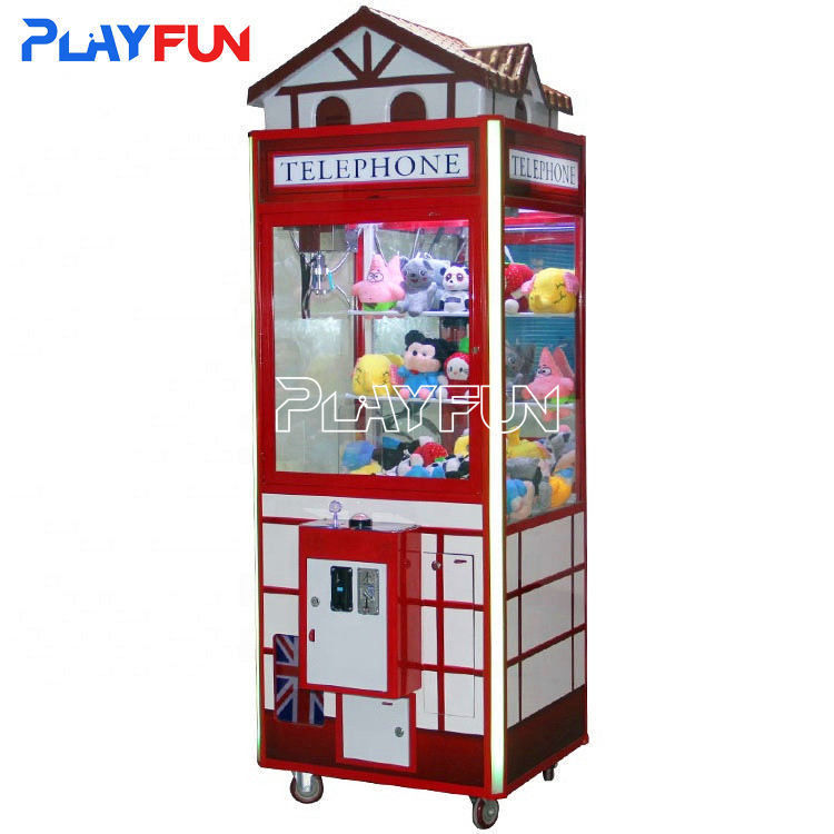 Playfun  Best Selling Coin Operated Indoor Child Doll Machine  Plush Doll Machine  Claw Machine Vending