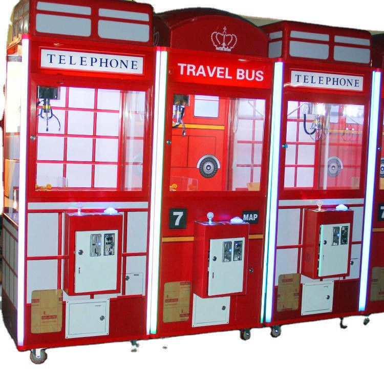 Playfun  Best Selling Coin Operated Indoor Child Doll Machine  Plush Doll Machine  Claw Machine Vending
