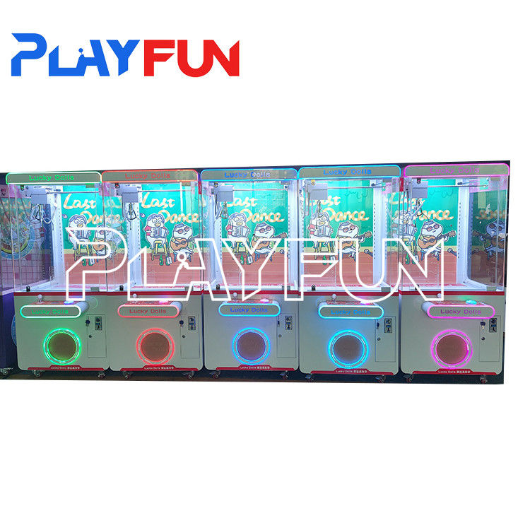 Playfun  Hot Sale Custom  Lucky Dolls New Design Crane Claw Dolls Game Machine   Claw Doll Machine  Claw Machine Crane