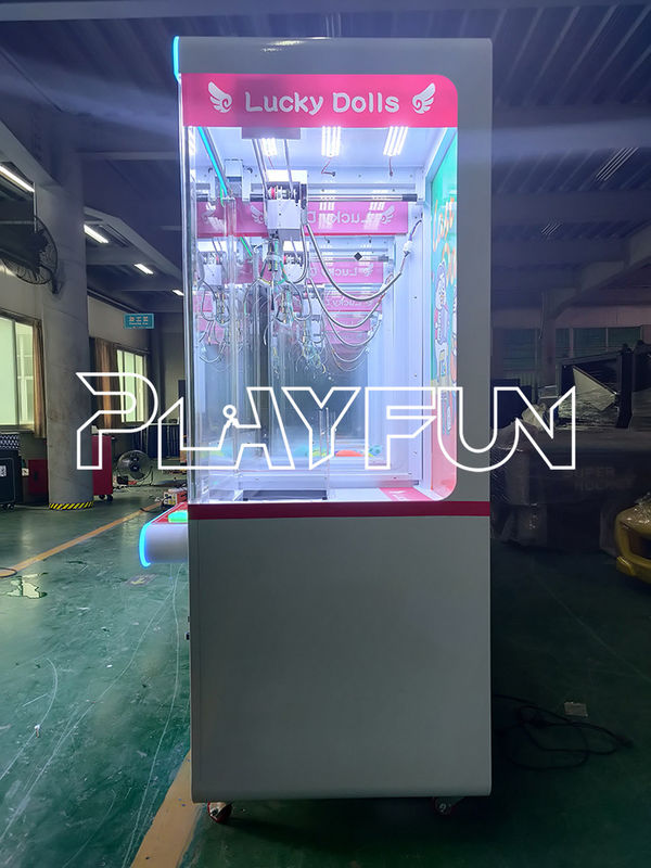 Playfun  Hot Sale Custom  Lucky Dolls New Design Crane Claw Dolls Game Machine   Claw Doll Machine  Claw Machine Crane