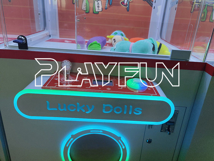 Playfun  Hot Sale Custom  Lucky Dolls New Design Crane Claw Dolls Game Machine   Claw Doll Machine  Claw Machine Crane