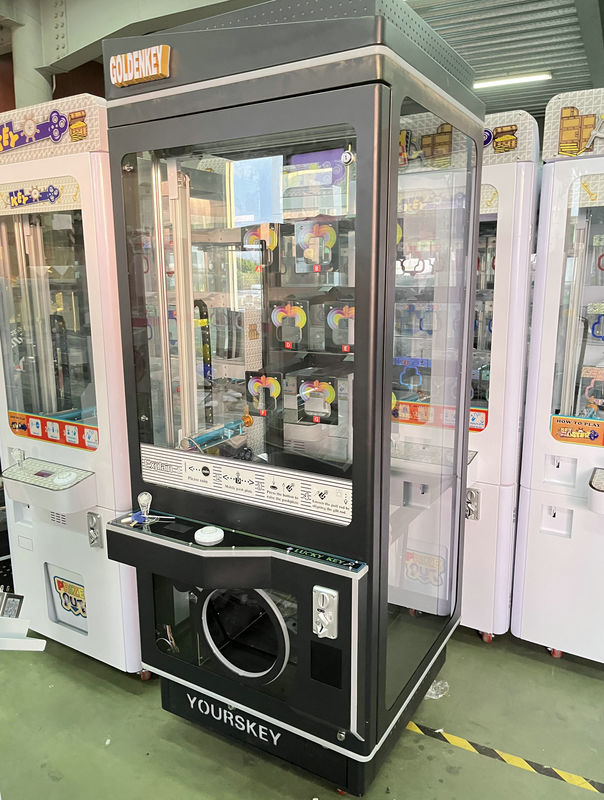 Coin Operated Key Master Keymaster Prize Machine Push to Win Prize Game Amusement Gift Prize Arcade Games Machine