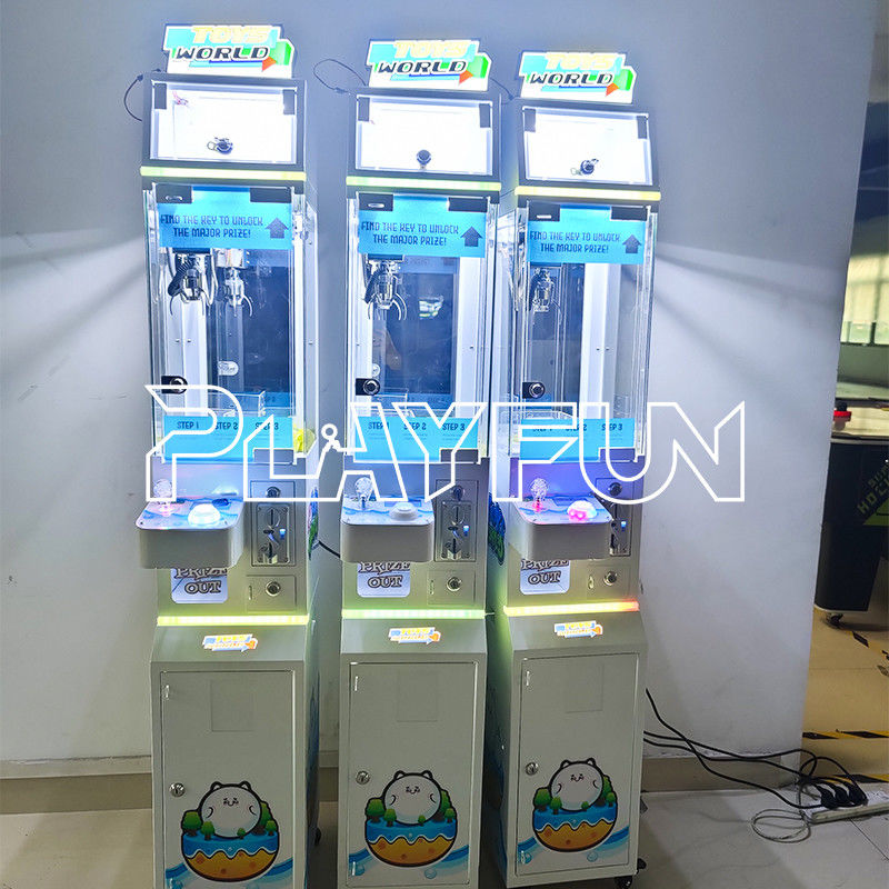 Coin Operated Arcade Catch Mini Toy Crane Claw Mini Vending Machine Toy Bill Acceptor Mini Claw Game Machine