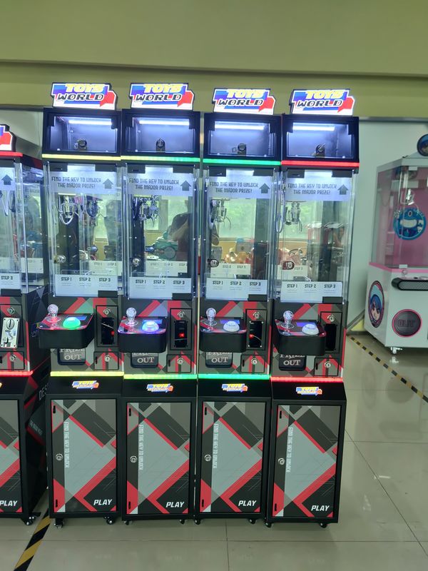 Coin Operated Arcade Catch Mini Toy Crane Claw Mini Vending Machine Toy Bill Acceptor Mini Claw Game Machine