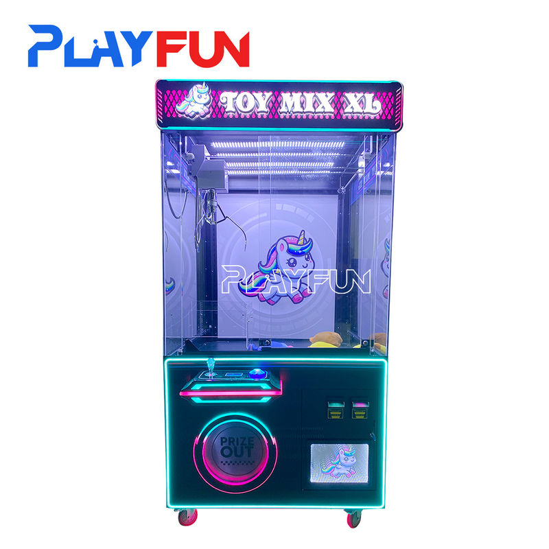 Token Coin Operated Black Toy House XXL Win Big Prize Claw Game Machine at the Arcade Vending Ball Plush Toys Crane Games