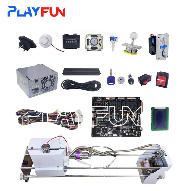Hochwertiges Arcade-Kran-Kit Klauenmaschine Plush-Puppen-Kran Verkaufsteile 710mm Gantry-Klauenmaschine Voll DIY-Kits