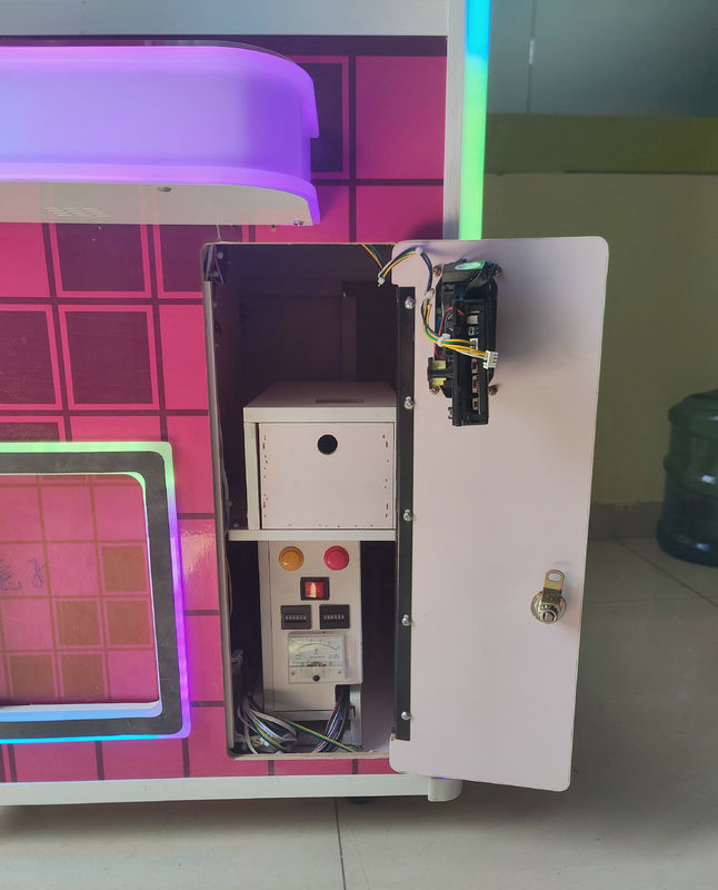 Mini Bear with LED display Claw Machine Small Children Toy Crane Claw Machine Bill Banknote Coin Operated Prize Machine