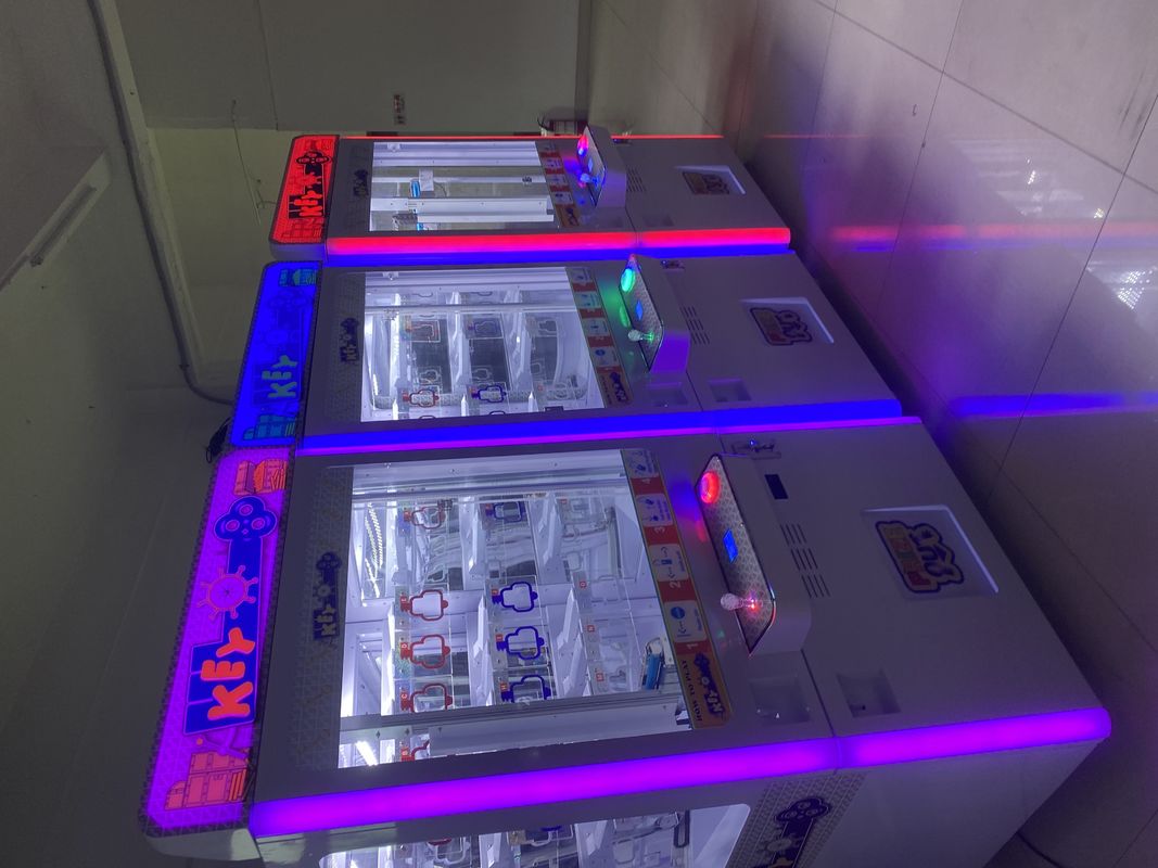 Flexible Customize 15 Boxes 9 Boxes Led Light Mini Gold Key Master  Big Expensive  Prize Vending Gaming Machine