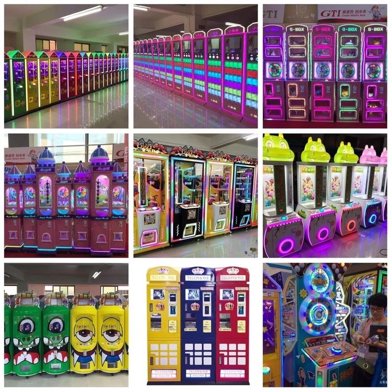 Customized Win Every Time Vending  Adjustable DIY Football Coin Bill Cheap Stuffed Toy  Doll  Claw Game Machine